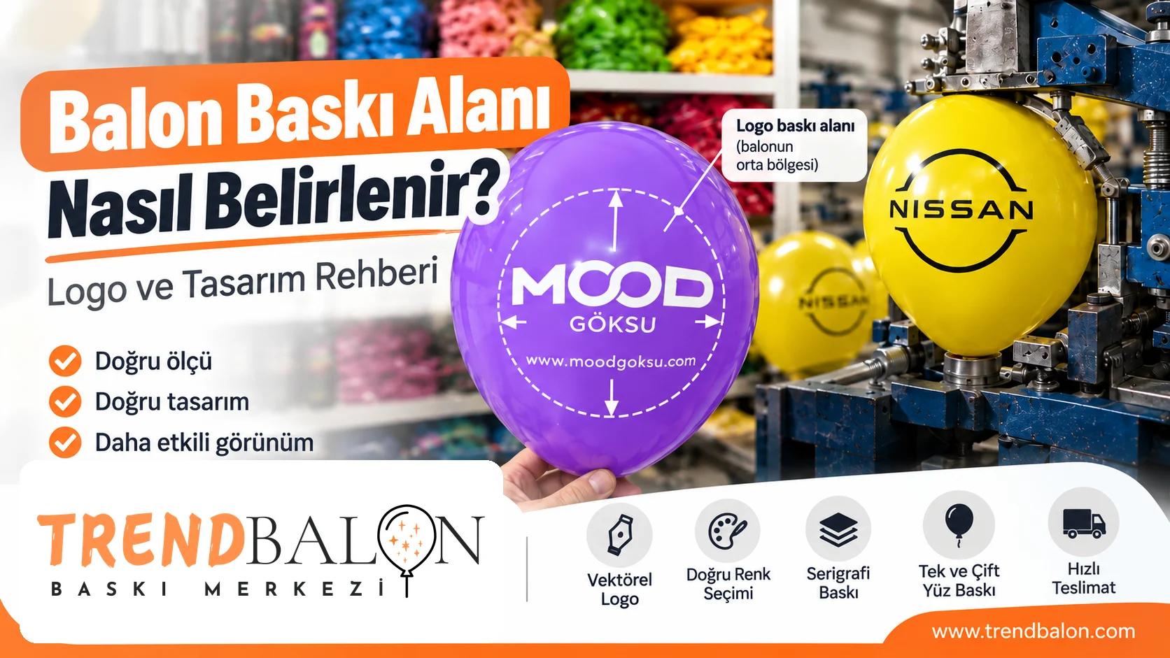 Balon baskı alanı nasıl belirlenir - Trend Balon